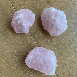 Rose Quartz - Rough Cut - sold each